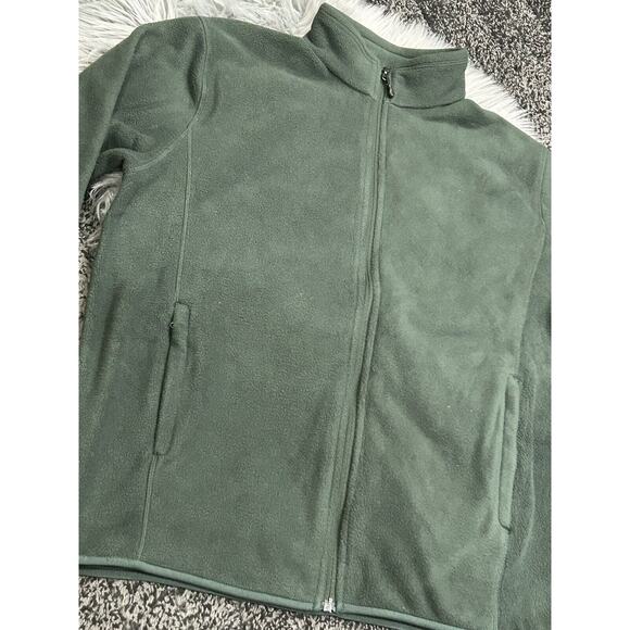 Amazon‎ Essentials Men's Full-zip Polar Fleece Jacket, Dark green Medium - Picture 2 of 4